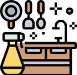 Kitchen Cleaning Icon